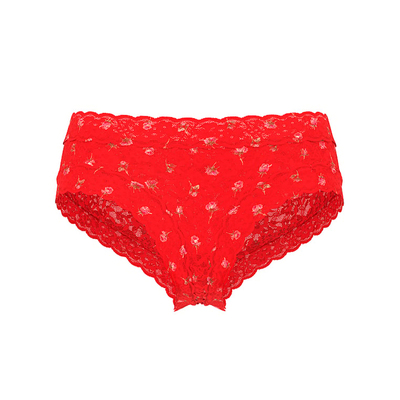 维密蕾丝性感半包臀内裤女