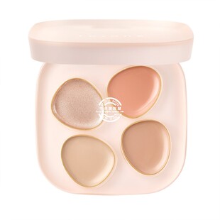 日本to/one toone植物有机四色高光盘遮瑕膏提亮泪沟黑眼圈痘印