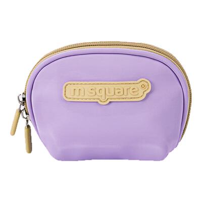 msquare迷你化妆包女便携随身防水手拿包内胆包内收纳小包贝壳包