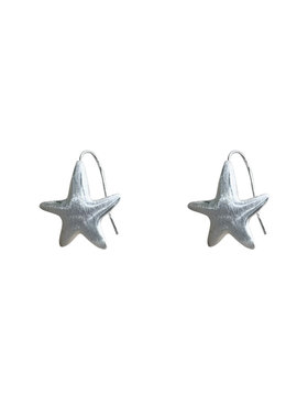 小众冷淡风925银星星耳钉百搭