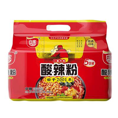 白家陈记酸辣粉540g方便面速食