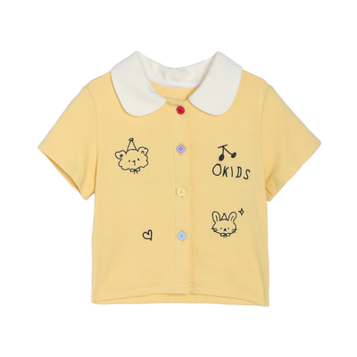 小O宝OKids童装女宝宝短袖甜美