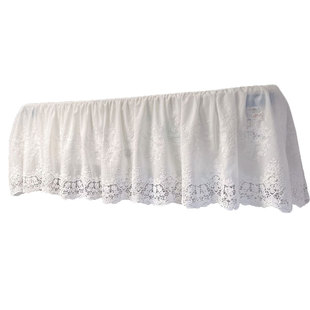 古堡少女空调罩壁挂机式防尘罩法式复古荷叶边罩套防直吹开机不取