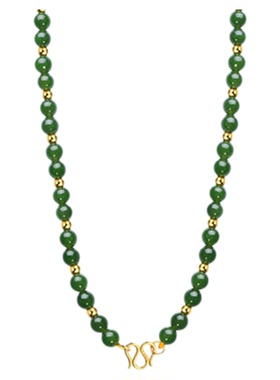 时尚挂脖高档玉坠项链绳