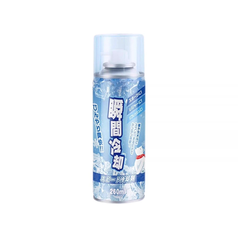 降温喷雾夏季运动军训神器清凉解暑便携衣服透气测试干冰瞬间冷却