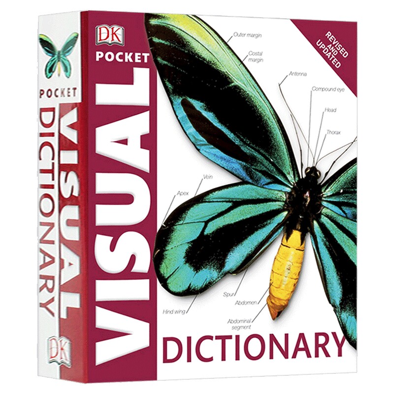 DK便携图解词典 英文原版 Pocket Visual Dictionary 口袋词典字典 英文版工具书 进口原版英语书籍