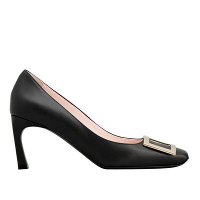 【24期免息】Roger Vivier/RV女鞋Trompette皮革高跟鞋浅口单鞋