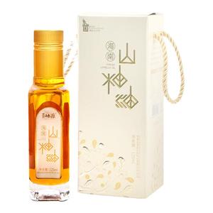 海南山柚油茶籽油蘸料食用油婴儿护肤按摩茶油玻璃瓶伴手礼125ml