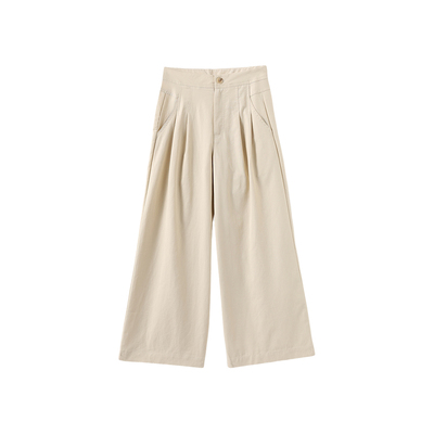 西町村屋休闲百搭宽松阔腿裤女