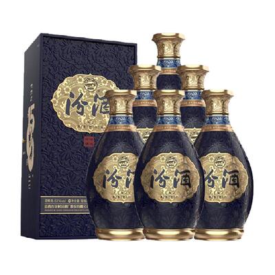 汾酒清香型53度白酒500ml*6整箱