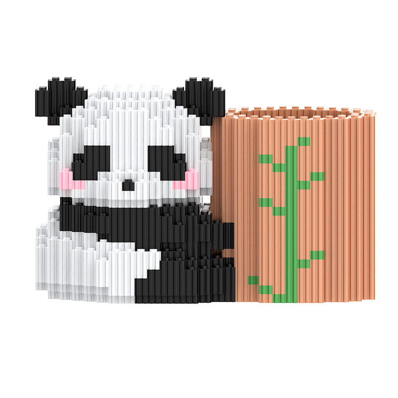 学生手工课积木笔筒拼装diy礼物