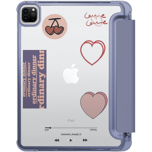 ipad2021保护套9带笔槽2025air5新款2024pro11寸10硬壳air6适用苹果mini7平板129全包8防弯12外壳2018第九代4