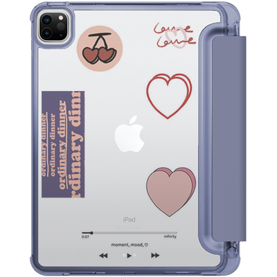 ipad2021保护套pro带笔槽air硬壳