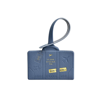 韩国plepic时尚高级烫金皮革旅行箱行李牌托运防丢姓名信息挂吊牌