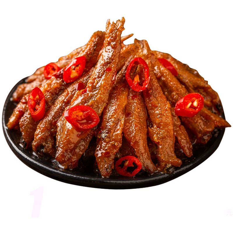 湘岳小鱼仔湖南特产小鱼干海味零食小吃麻辣香辣味休闲食品毛毛鱼