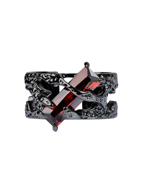 男女合金原创设计复古戒指