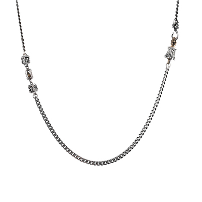 琢匠逍遥项链男款潮流道系银链国风s925银吊坠悟道系列玄学配饰