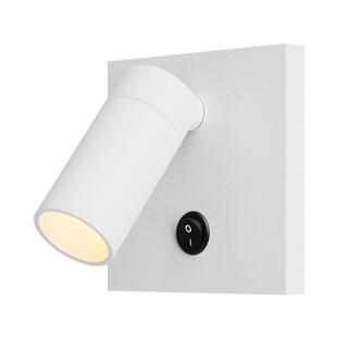 86线盒嵌入式壁灯卧室酒店床头阅读灯方型底盒插座开关改墙壁射灯