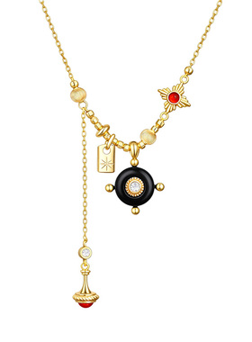 《藏南晚风》原创设计纯银天然黑玛瑙红玛瑙项链法式复古高级感新