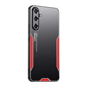 适用三星A57手机壳A57 5g版金属保护套A5760镜头全包防摔galaxy磨砂A575g硬壳男女samsung新款高级钢化膜散热