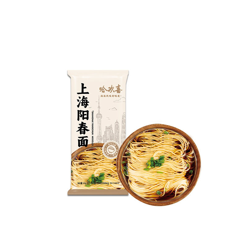哈欢喜上海葱油拌面阳春面条8袋