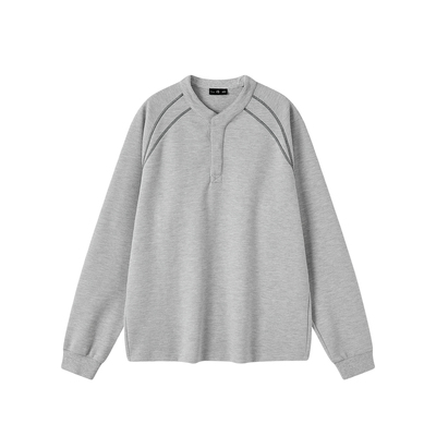 CH丨撞色哈梭线运动休闲卫衣男