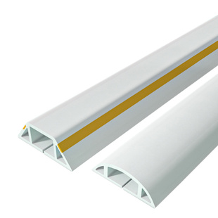 线槽神器隐形装饰地板墙面藏电线网线固定器自粘明装隐形防踩PVC