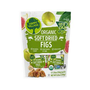HappyVillage土耳其有机无花果干杏干草莓干车厘子西梅干无添加