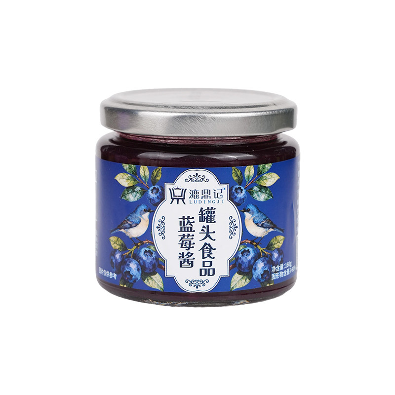 蓝莓果酱烘焙饮品涂抹面包配料
