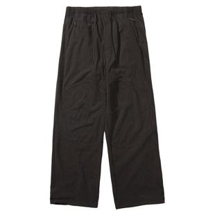 瞬时山野Monterest户外3A抗菌摇粒绒宽松直筒抽绳廓形运动休闲裤