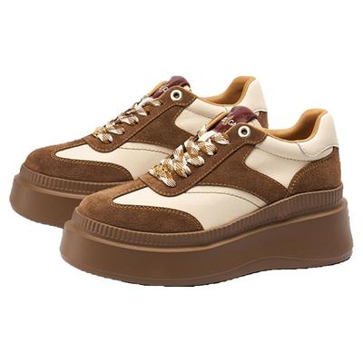 明星秦岚同款8cm无感增高德训鞋