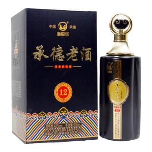 广盛居 承德老酒 臻品12 纯粮食42度 浓香型白酒500ML*4瓶装 整箱