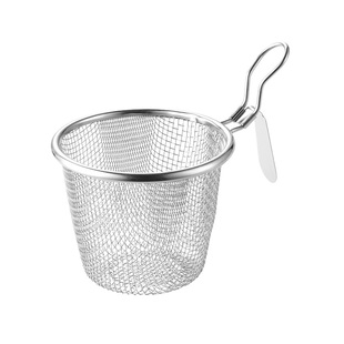 摩动火锅漏勺不锈钢家用挂边粉篱捞面勺漏网油炸过滤网篮不锈钢漏