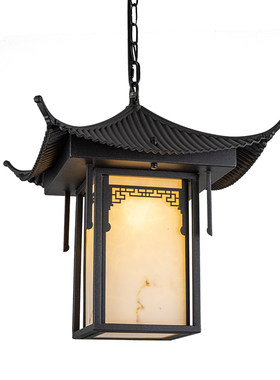 凉亭长廊徽派古建筑屋檐工程灯具