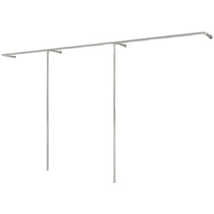 童装店展示架上墙不锈钢陈列架壁挂式服装店挂衣架女装店靠墙货架