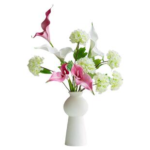 高级感双瓣海芋仿真花马蹄莲假花插花客厅花卉餐桌家居装饰摆件