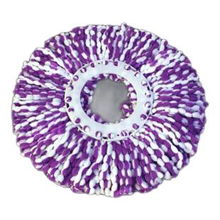 通用旋转拖把头替换头托把配件圆形墩布头吸水不掉毛替换布15.5