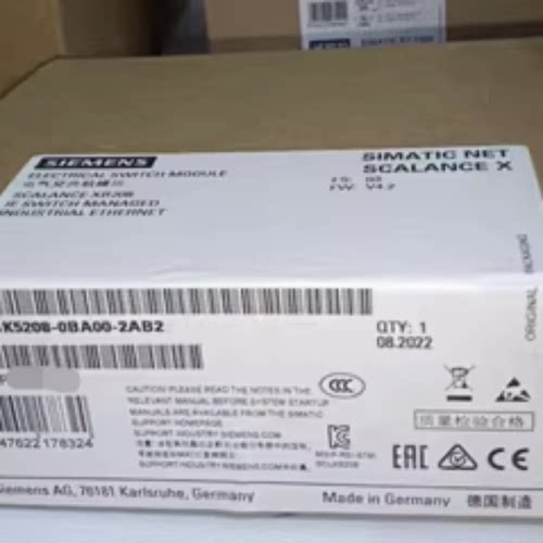 议价6GK5208-0BA00-2AF2西门子XF208交换机模块6GK52080BA002原装