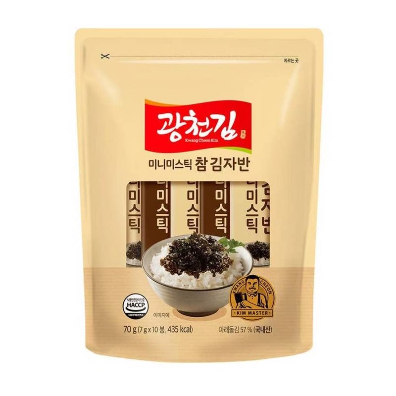 广川海苔碎拌饭拌面儿童饭团70g