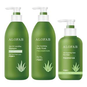 瑷菲诗控油蓬松洗发水沐浴乳发膜套装