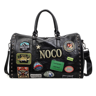 2026年新款朋克风旅行包女短途健身包男潮牌大容量行李袋运动旅游