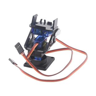 SG90二自由度舵机云台塑料支架MG双轴机械手臂航模监控智能机器人