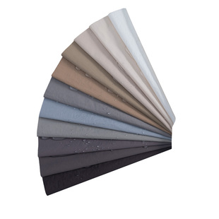 高档微皱五防面料羽绒服女轻薄防水防绒肌理羽绒服布料男冬季专用