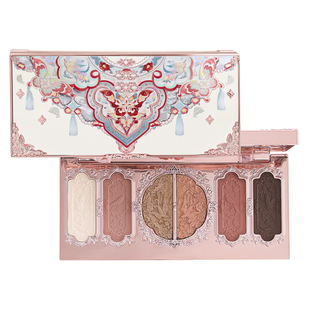 花知晓蝴蝶云肩六色眼影盘哑光细闪珠光旗舰店