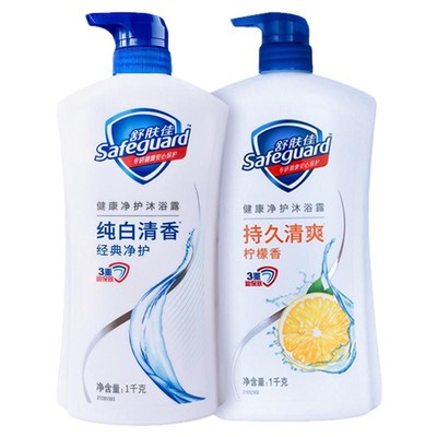 舒肤佳温和亲肤纯白清香沐浴露