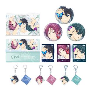星河动漫 Free!蝴蝶系列 七濑遥松冈凛款 冰箱贴挂件 拍立得挂画