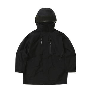 and wander 26SS hiker rain jacket户外机能防水宽松连帽冲锋衣