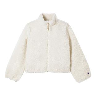 Champion冠军仿羊羔绒夹克外套女春季潮牌休闲立领保暖春秋款