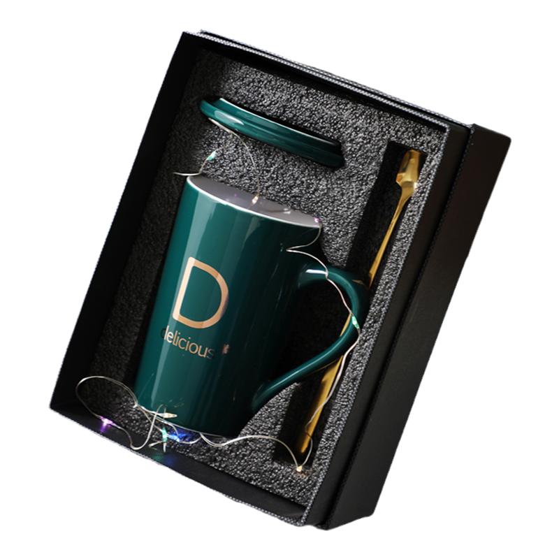 定制刻字马克杯字母早餐杯情侣杯