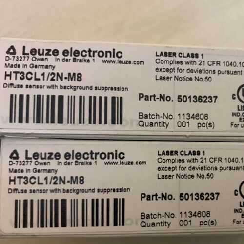 议价劳易测LEUZE HRTL3B/66-M8停产HT3CL1/2N-M8替代全新原装现货